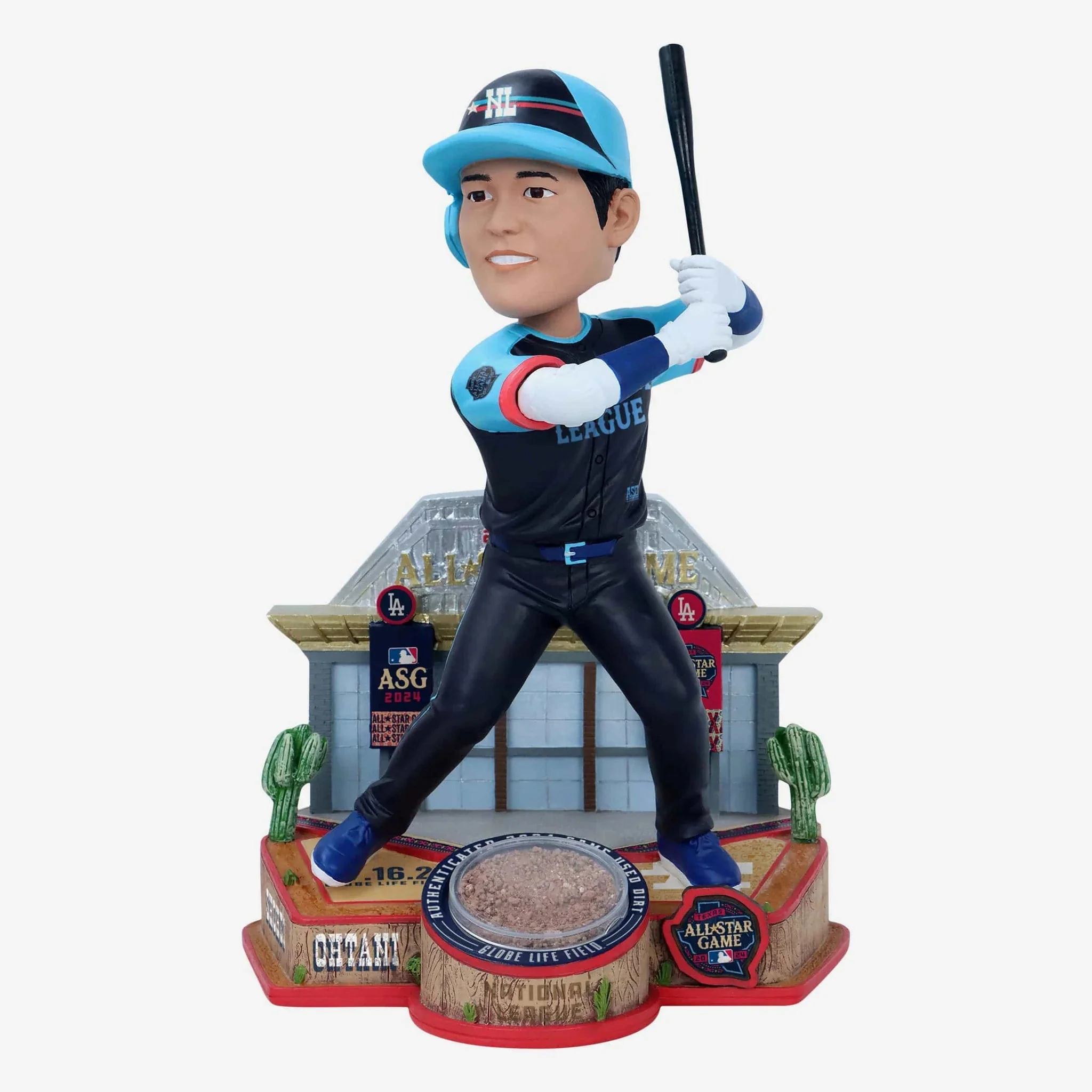 2024 MLB All-Star Game Event Authenticated Dirt Collection Bobbleheads - Image 2