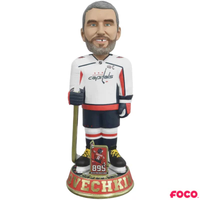 3 Foot Alex Ovechkin Washington Capitals NHL All-Time Goals Leader Bobblehead - Image 2