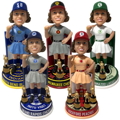 All-American Girls Professional Baseball (AAGPBL) Champions Bobbleheads - Image 8