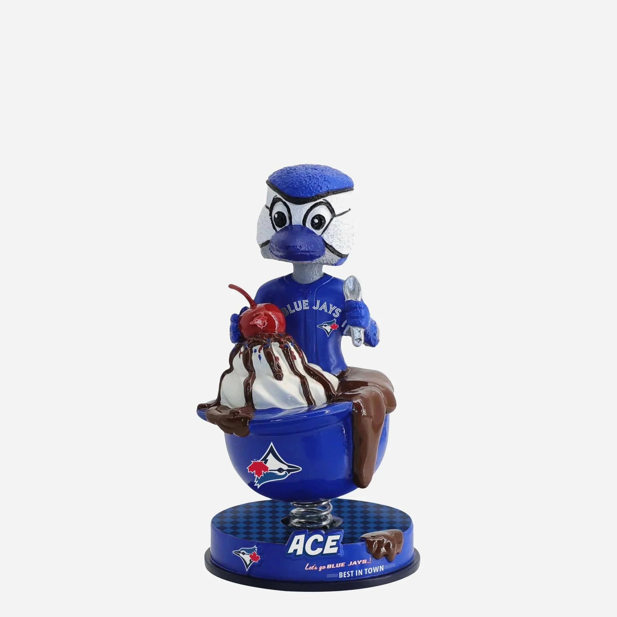 Ace Toronto Blue Jays Ice Cream Helmet Mini MLB Bobblehead