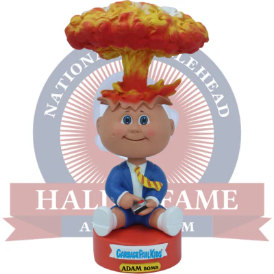 Adam Bomb Garbage Pail Kids Bobblehead