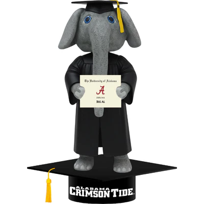 Big Al Alabama Crimson Tide Mascot Graduation Bobblehead (Presale) - Image 2