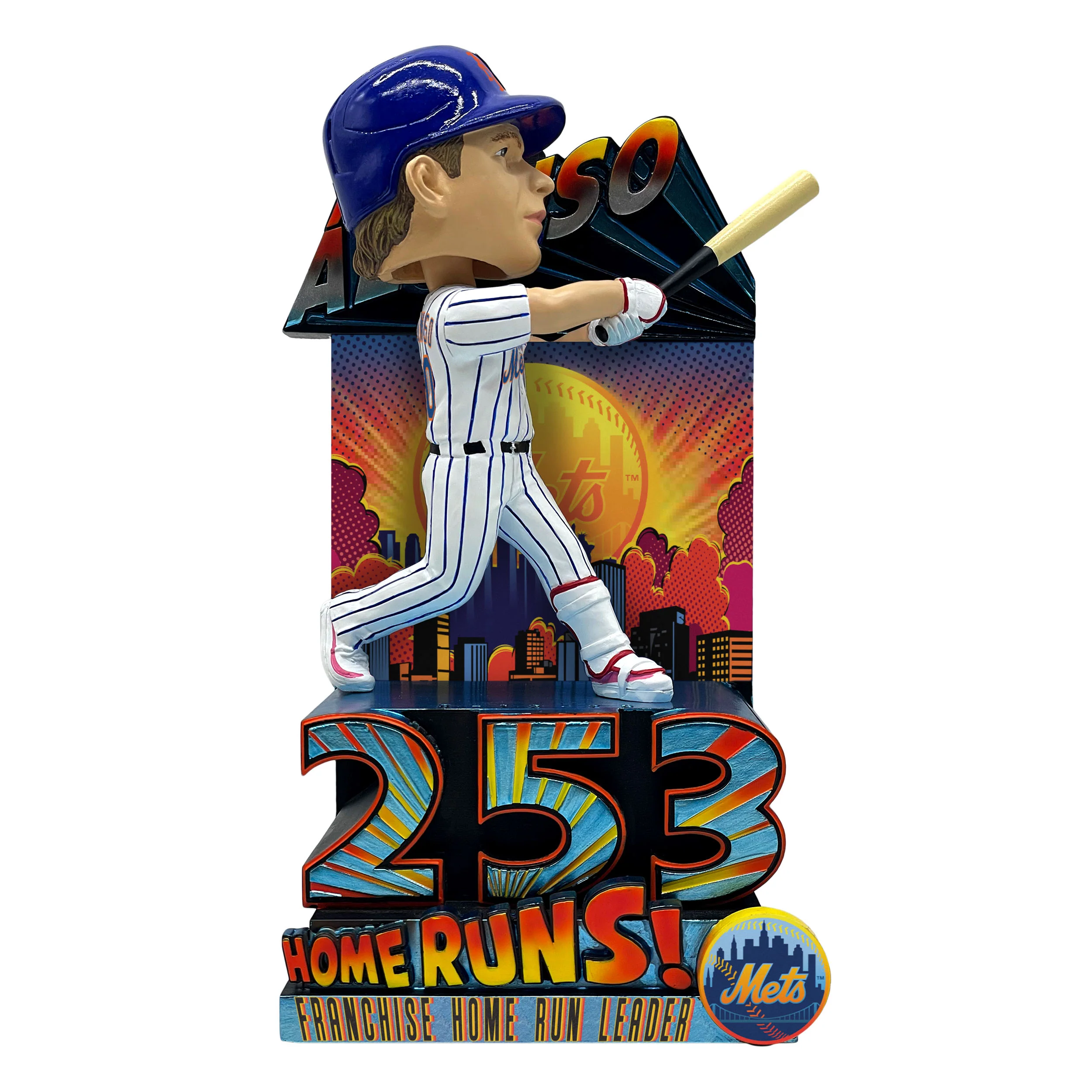 Pete Alonso New York Mets All-Time Franchise Home Run Leader MLB Baseball Bobblehead