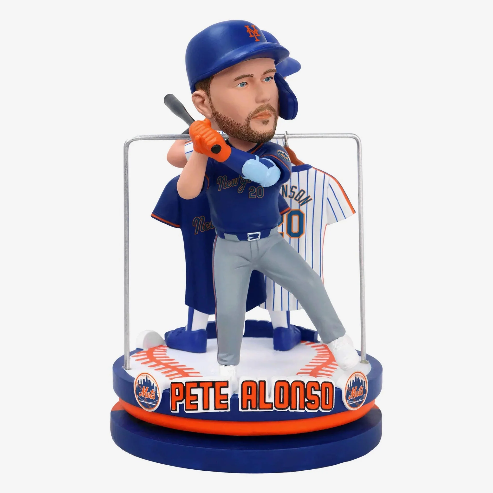 Howard Johnson & Pete Alonso New York Mets Famous 20s Dual Spinning MLB Bobblehead