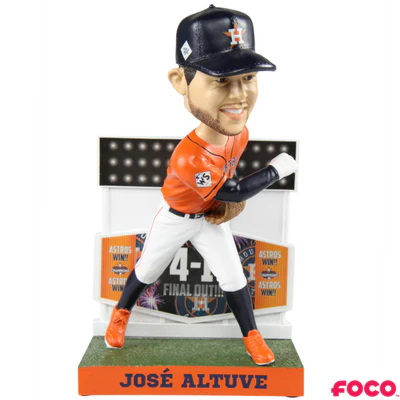 Houston Astros 2017 World Series Final Out Bobbleheads - Image 2
