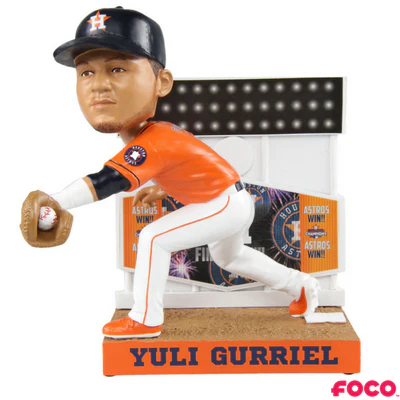 Houston Astros 2017 World Series Final Out Bobbleheads - Image 3