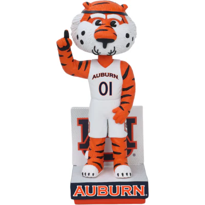 Aubie the Tiger Auburn Tigers Mascot Basketball Jersey Bobbleheads - Image 3