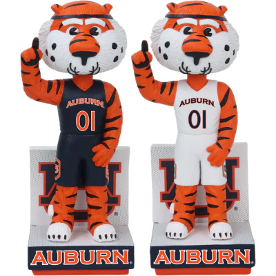 Aubie the Tiger Auburn Tigers Mascot Basketball Jersey Bobbleheads - Image 4