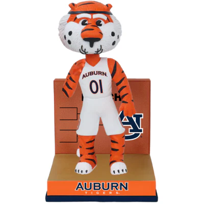 Auburn Tigers Basketball Aubie the Tiger Dancing in March Bobblehead (Presale) - Image 2