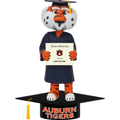 Aubie the Tiger Auburn Tigers Mascot Graduation Bobblehead (Presale) - Image 2