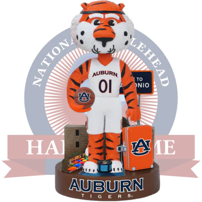 Auburn Tigers Aubie the Tiger Welcome to San Antonio Bobblehead