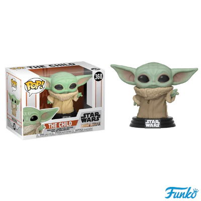 Funko Star Wars Baby Yoda The Mandalorian Pop! Bobbleheads - Image 3