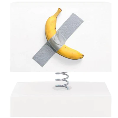Banana Duct-Taped to a Wall Bobble - Image 2
