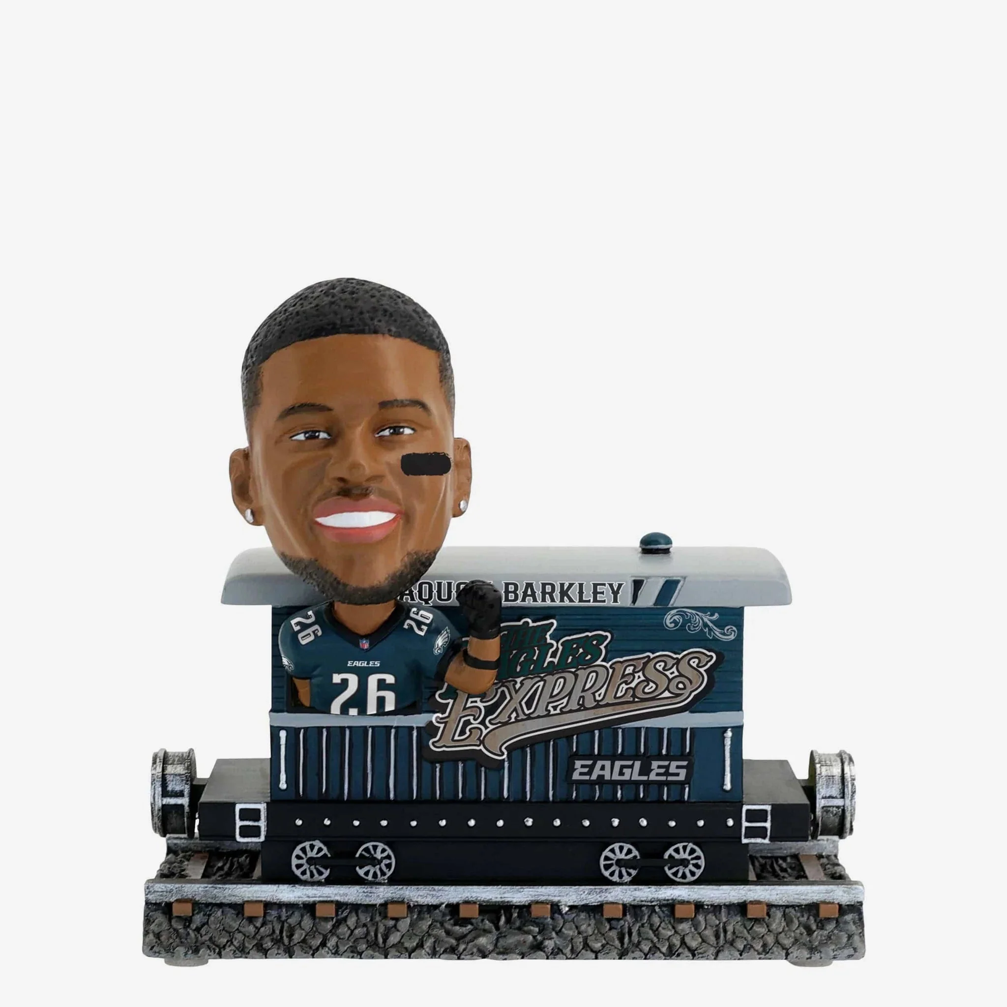 Saquon Barkley Philadelphia Eagles Express Train NFL Football Bobblehead