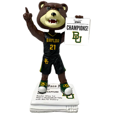 Baylor Bears 2021 NCAA Men's Basketball National Champions Bobbleheads - Image 3