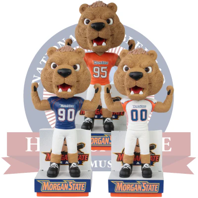 Benny the Bear Morgan State Bears Mascot Bobbleheads