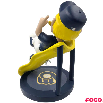 Bernie Brewer Milwaukee Brewers Mascot Slide Bobblehead - Image 3