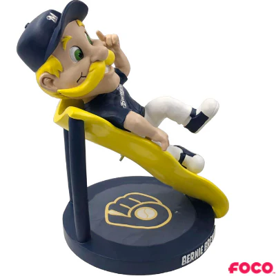 Bernie Brewer Milwaukee Brewers Mascot Slide Bobblehead - Image 4
