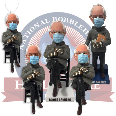 Bernie Sanders Inauguration Day Special Edition Bobbleheads