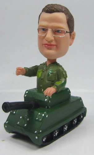 Soldier In Tank Bobblehead