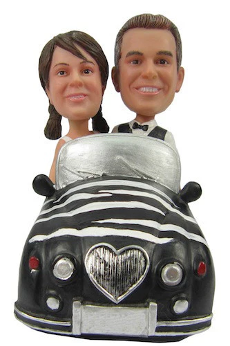 Couple in Car Bobbleheads #2