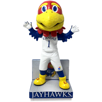 Big Jay Kansas Jayhawks Mascot Bobbleheads - Image 5