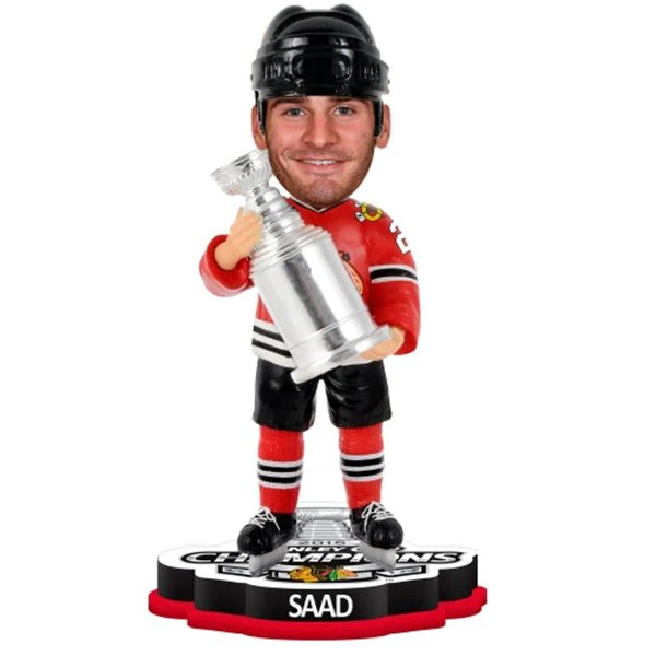 Chicago Blackhawks 2015 Stanley Cup Champions Bobbleheads - Image 3
