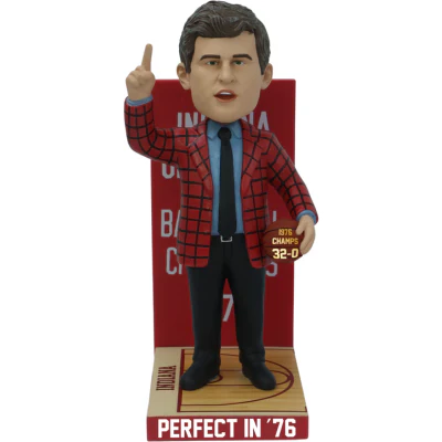Bob Knight Indiana Hoosiers Championship Bobbleheads - Image 2