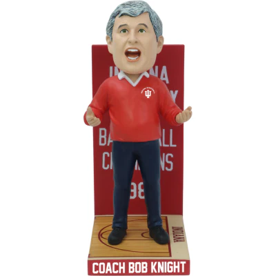 Bob Knight Indiana Hoosiers Championship Bobbleheads - Image 4