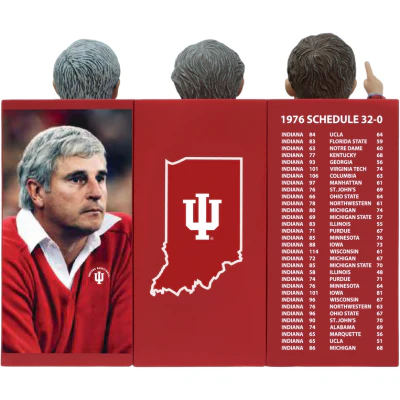 Bob Knight Indiana Hoosiers Championship Bobbleheads - Image 6