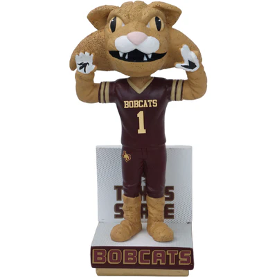 Boko the Bobcat Texas State Bobcats Mascot Bobblehead - Image 2