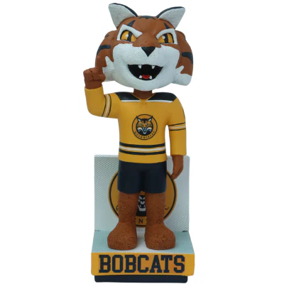 Boomer the Bobcat Quinnipiac Bobcats Mascot Bobblehead (Presale) - Image 2