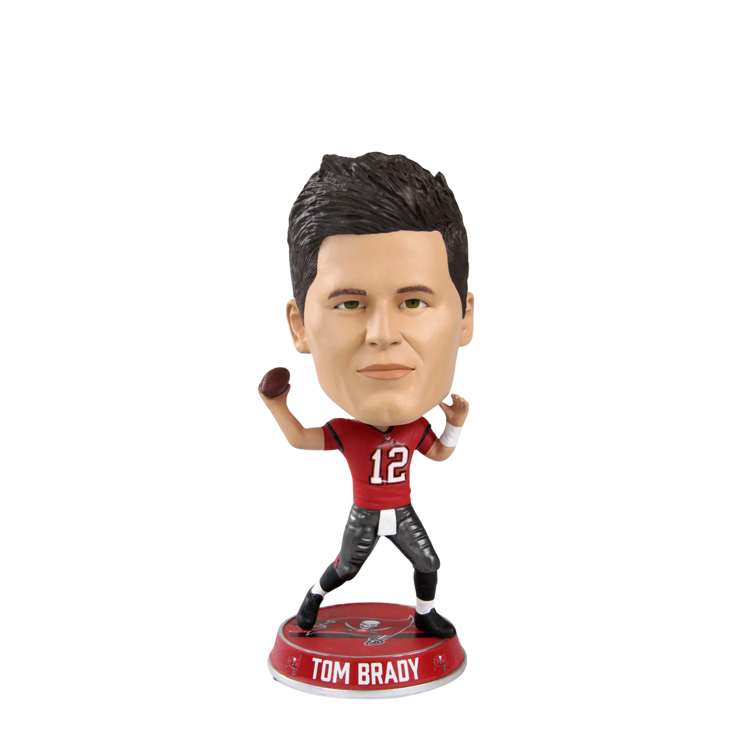 Tom Brady Tampa Bay Buccaneers Home Jersey Bighead NFL Bobblehead
