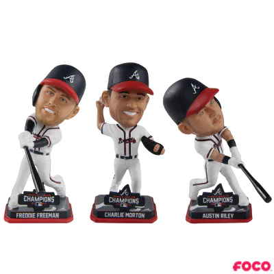 Atlanta Braves 2021 World Series Champions Bobbleheads - Image 16