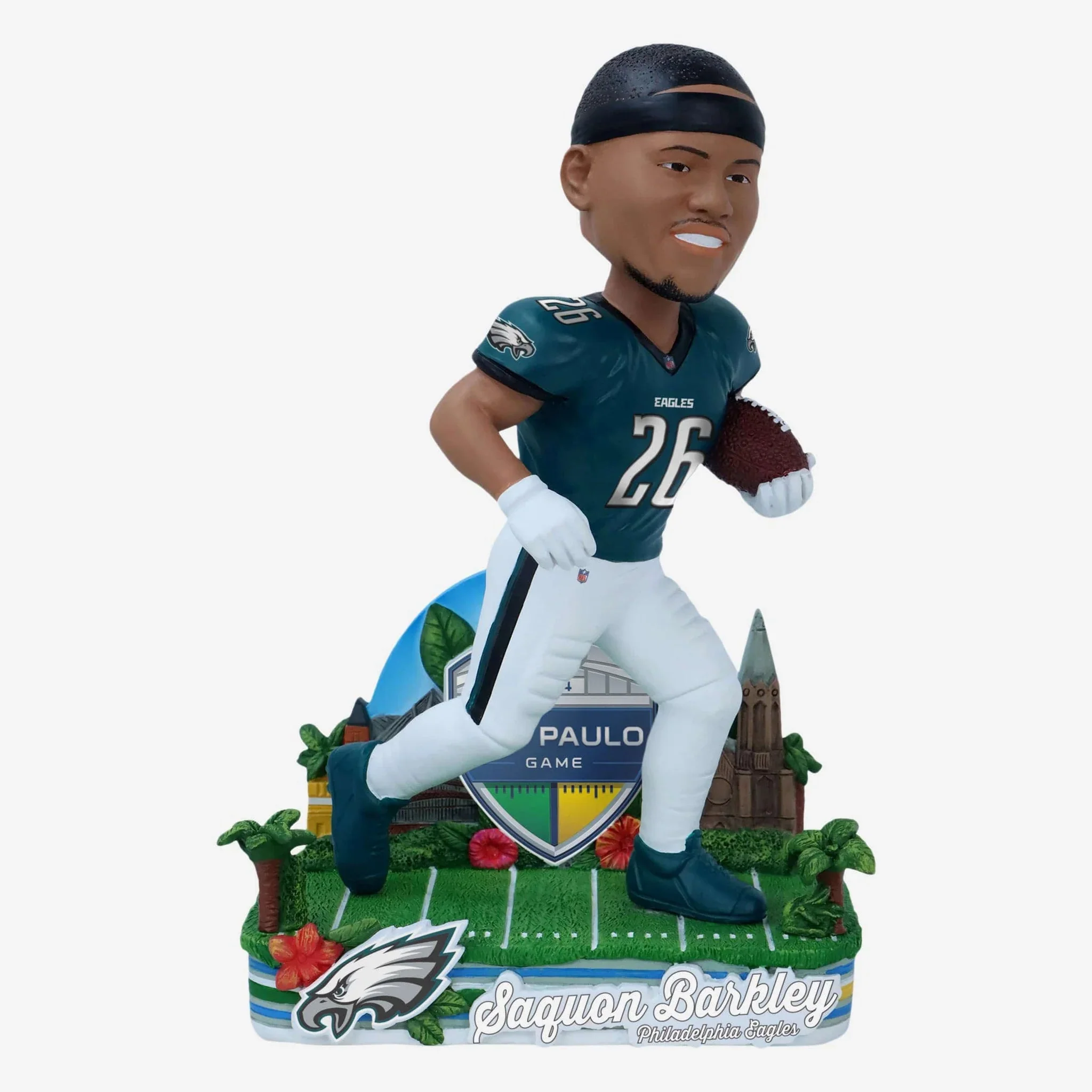 2024 NFL Corinthians Arena Sao Paulo Brazil Opening Game Bobbleheads - Image 2