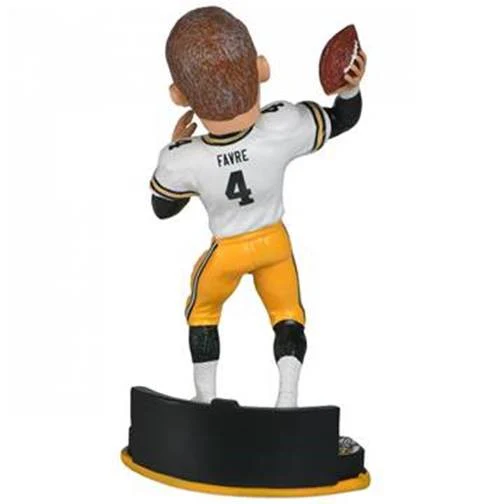 Brett Favre Green Bay Packers Career Stats Bobblehead - Image 2