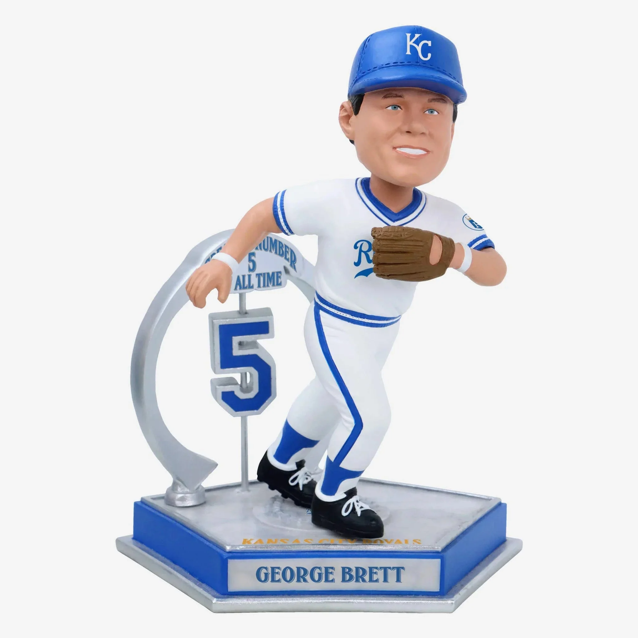 George Brett Kansas City Royals Legendary Number 5 MLB Bobblehead