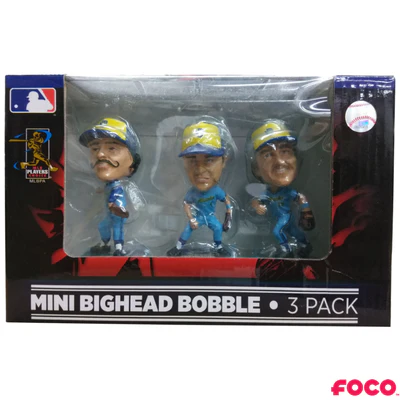 Milwaukee Brewers Mini Set of 3 Legends Bobbleheads - Image 4