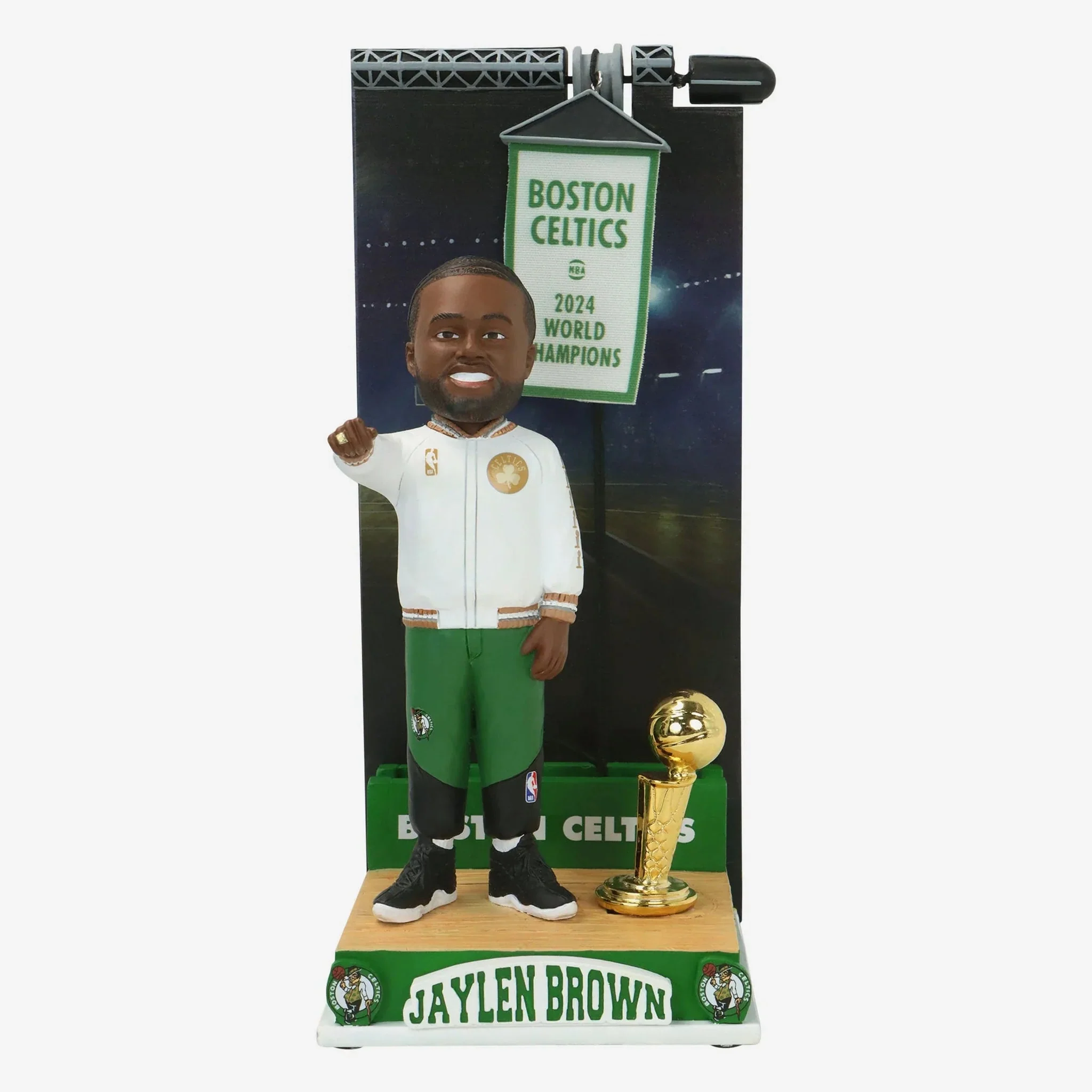 Jaylen Brown Boston Celtics 2024 Banner Raising NBA Basketball Bobblehead