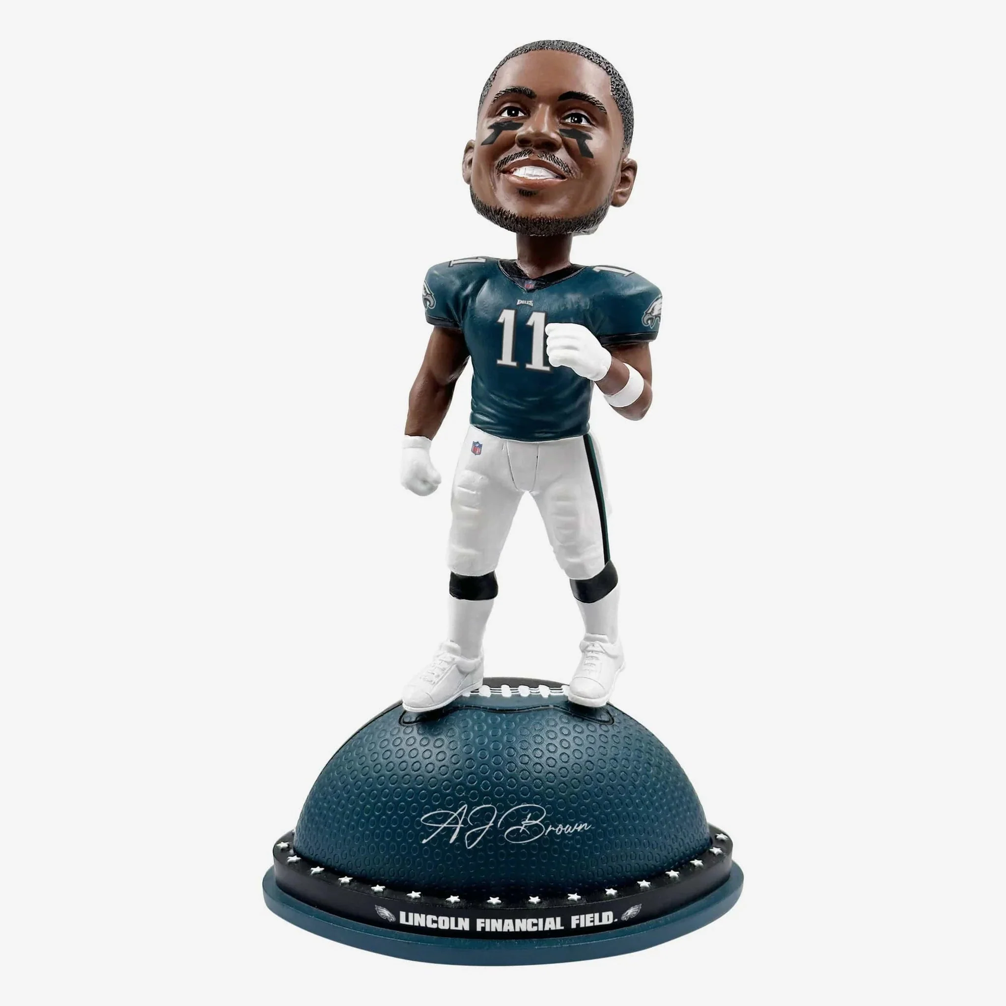 A.J. Brown Philadelphia Eagles Magnetic Stadium Base NFL Football Bobblehead