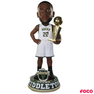 Milwaukee Bucks 2021 NBA Champions Bobbleheads - Image 16