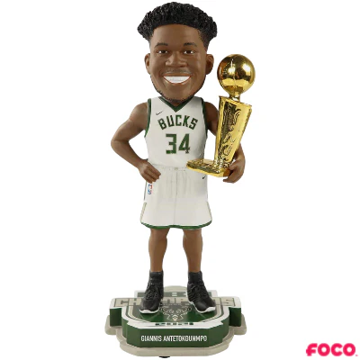 Milwaukee Bucks 2021 NBA Champions Bobbleheads - Image 7