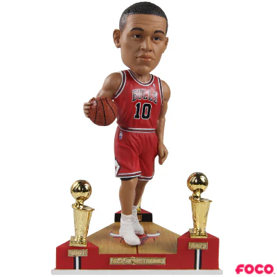 Chicago Bulls 3X NBA Champion Bobbleheads - Image 2