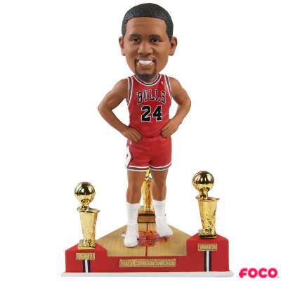 Chicago Bulls 3X NBA Champion Bobbleheads - Image 3