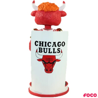 Benny the Bull Chicago Bulls Mascot 6-Time NBA Champions Bobblehead - Image 3