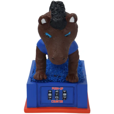Buster Bronco Boise State Broncos Mascot Push-Up Counter Bobblehead - Image 3