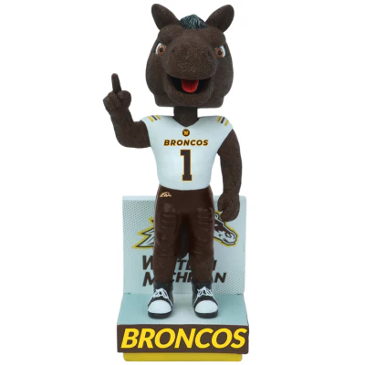 Buster Bronco Western Michigan Broncos Mascot Bobblehead (Presale) - Image 2