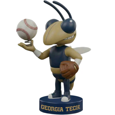 Buzz Georgia Tech Yellow Jackets Mascot Baseball Bobblehead (Presale) - Image 2