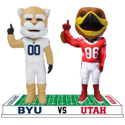 BYU vs. Utah Football Rivalry Bobblehead (Presale) - Image 2