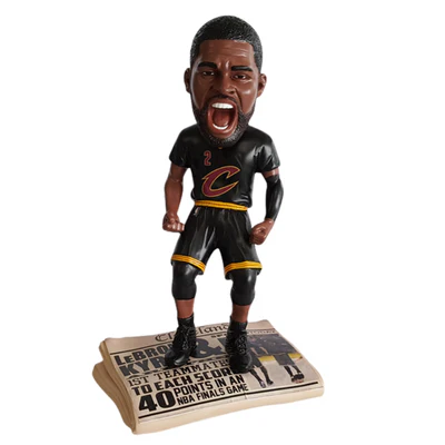 Cleveland Cavaliers 2016 NBA Champions Newspaper Bobbleheads - Image 3